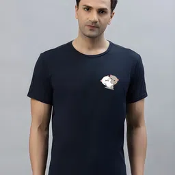 SZN Men Printed Raw Edge T-shirt-picture-9