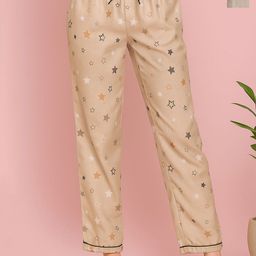 ETC Women Pack Of 2 Printed Mid-Rise Lounge Pants-picture-24
