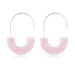 Arzonai Contemporary Half Hoop Earrings-image-90