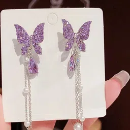TheVineGirl Trendy Butterfly Earrings For Women Girls Korean Western Fashion Earring-picture-42