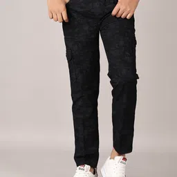 V-Mart Boys Cotton Regular Fit Cargos Trousers-51