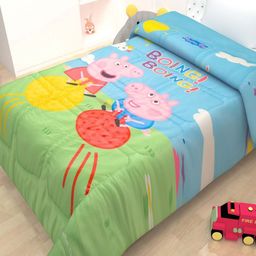 Athom Living Unisex Kids Multicoloured Cartoon Characters Blankets Quilts and Dohars-14