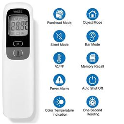 mcp Yasee JA-11A Forehead Digital Infrared Thermometer with 1 Sec Fast Reading, Fever Indicator with Object Temperature Mode (JA-11A) image 4