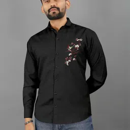 VS MALL Men Floral Casual Shirt-image-63