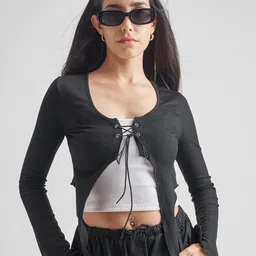 Street By Tokyo Talkies Women Round Neck Crop Top-picture-0