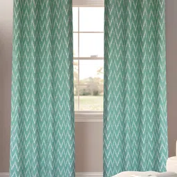 Dekor World Multicoloured Set of 2 Long Door Curtain-12