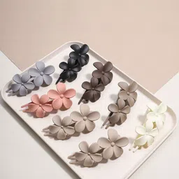 CHRONEX Set Of 8 Alligator Hair Clip -Assorted-15
