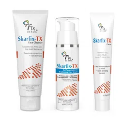 FIXDERMA Skarfix-TX Skin Care Combo - Face Cream 15g + Face Cleanser 75g + Face Serum 30ml-42