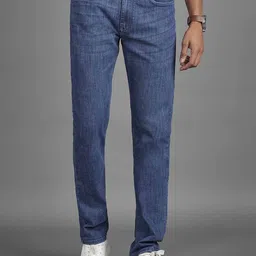 Reid & Taylor Men Smart Slim Fit Mid-Rise Jeans-image-12