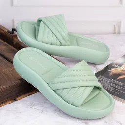BRISKERS Gromad Ocean Breeze Open Toe Flatform Heels-image-77