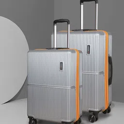 MOVE-MEANT Glide Polycarbonate 8 wheel Hard Small & Medium Trolley Suitcase-55,66 Cm-9