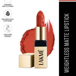 Lakme Rouge Bloom Long Lasting Powder Matte Bullet Lipstick 4g - Peach Petal 205-18