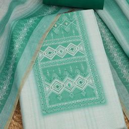 Soch Printed Linen Unstitched Dress Material-picture-15