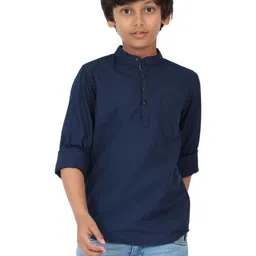 Rocket Science Boys Navy Blue Kurtas-picture-12