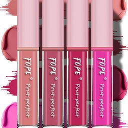FOPE Set Of 4 Pout Perfect Matte Liquid Lipstick - 4 ml Each - 02 - 03 - 10 - 11-44
