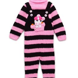 CHUTPUT Kids Crochet Dungaree Set-5