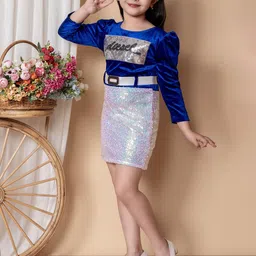 BAESD Flutter Sleeve Velvet A-Line Mini Dress-image-83