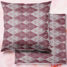 ArtzFolio Multicoloured Set of 2 Square Cushion Covers-16