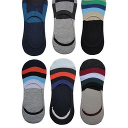 VOICI Loafer No-Show Invisible Socks Pack Of 6-image-54