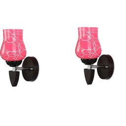 1ST TIME Pink & White Solid Glass Traditional Cylinder Wall Lamps Wall Lamps-picture-10