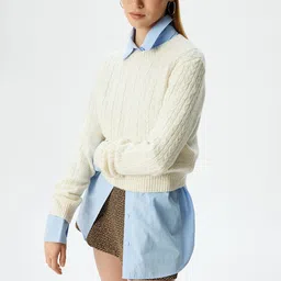 Koton Women Cable Knit Pullover-picture-45