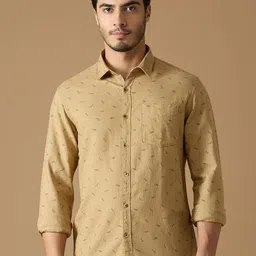 SNX Men Tailored Fit Printed Casual Shirt-image-90
