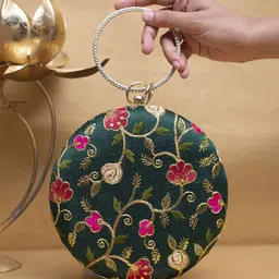 ARTKLIM Embroidered Box Clutch-image-29