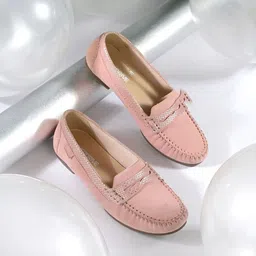 Overdrive Women Leather Slip-On Loafers-picture-47