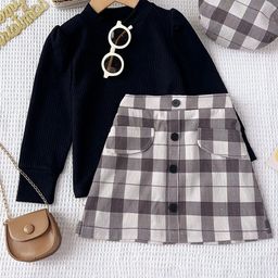 LULU & SKY Girls T-shirt with Skirt-picture-17