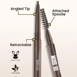 MARS Oh Brow Dual-Ended Eyebrow Pencil With Spoolie - 0.1g - Brown image 3