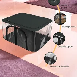 Kuber Industries Navy Blue Set of 6 Regular Drawer Organiser Organisers image 3