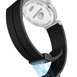 DOUBLERUN Unisex Dial & Textured Straps Analogue Multi Function Watch H05N26041 image 3