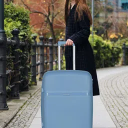 Polo Class Textured Hard Sided Large Trolley Bag With Vanity-image-82