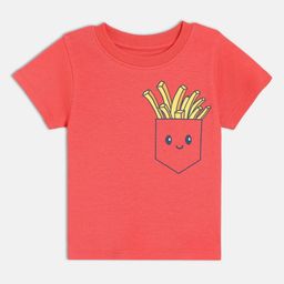 MINI KLUB Boys Graphic Printed Round Neck Short Sleeves Pure Cotton T-Shirt-image-79