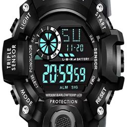 Hala Men Solid Round Tang Regular Digital Watch-G90-2 image 4