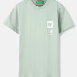 United Colors of Benetton Boys Solid Round Neck Pure Cotton T-Shirt-image-39