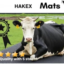 COW MAT-Waterproof Rubber(Mat 8*5 Feet)BPA Free For Horse-AW Cow, Dog, Hamster, Guinea Pig, Miniature Pig Pet Mat-image-93