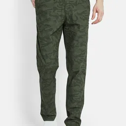 Octave Men Printed Cotton Track Pants-picture-5