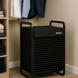 OBSESSIONS Black Large Foldable Laundry Bag-image-76