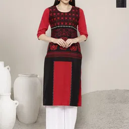 Anouk Rustic Women Pack Of 2 Ethnic Motifs Printed Straight Kurtas-61