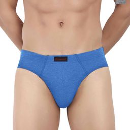 LOGGERHEAD Pack Of 2 Mid-Rise Basic BriefsLHCB001-BLUE-DARK GREY-6