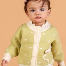 MAMA AND PEACHES Unisex Kids Floral Printed Cardigan-image-65