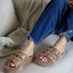 CAI Women Open Toe Flats-image-101