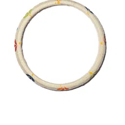 Taasha Craft Set Of 9 Cotton Threads Handcrafted Bangle image 2