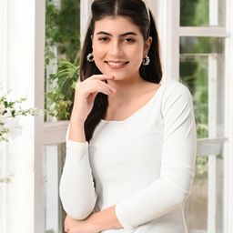 IUGA Ribbed Scoop Neck Top-image-42