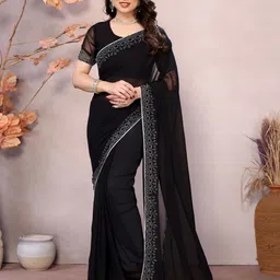 AVANTIKA FASHION Zari Embellished Border Banarasi Saree-image-51