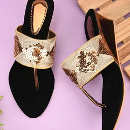 Froh Feet Women Ethnic - Embellished Wedge Sandals-49