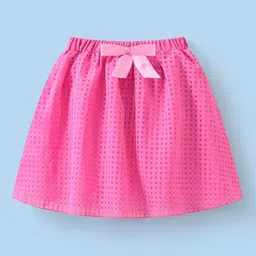 Mark & Mia Girls Self-Design Flared Knee Length Skirt-image-67