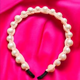 LYTIX Girls Pearl Beaded Hairband-image-76
