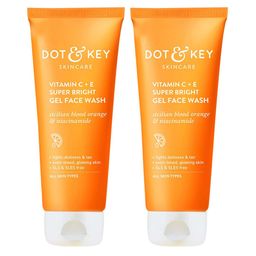 DOT & KEY 2 Pcs Vitamin C + E Super Bright Gel Face Wash With Niacinamide - 175ml Each-10